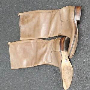 Dolce Vita Mushroom Brown Leather Tall Boots